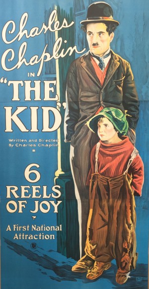 Charlie Chaplin The Kid classic movie poster vintage movie poster fine art lithograph one-sheet